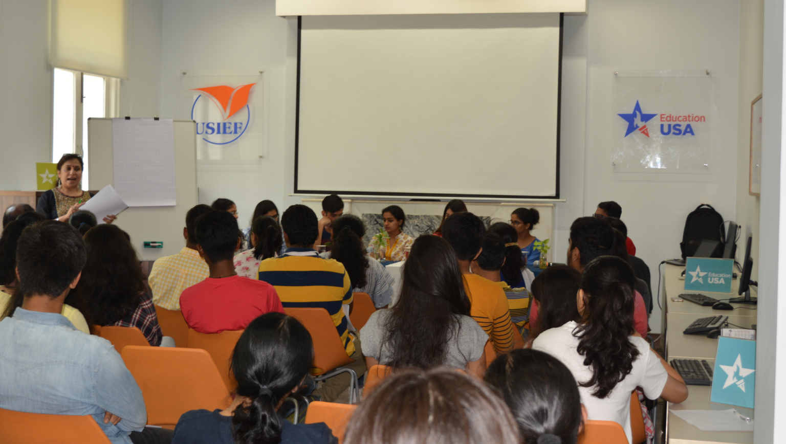  EducationUSA Mentoring Session  EducationUSA Adviser conducted a session on shortlisting universities, planning out finances and completing applications for graduate studies in the U.S.