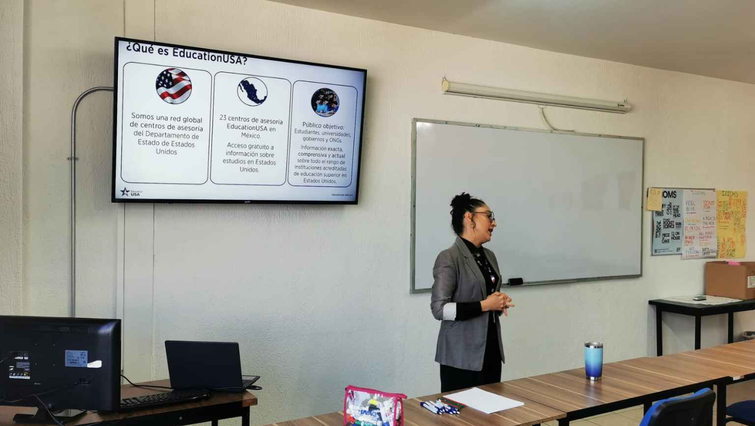 Inreach sessions at Universidad Vasco de quiroga. 