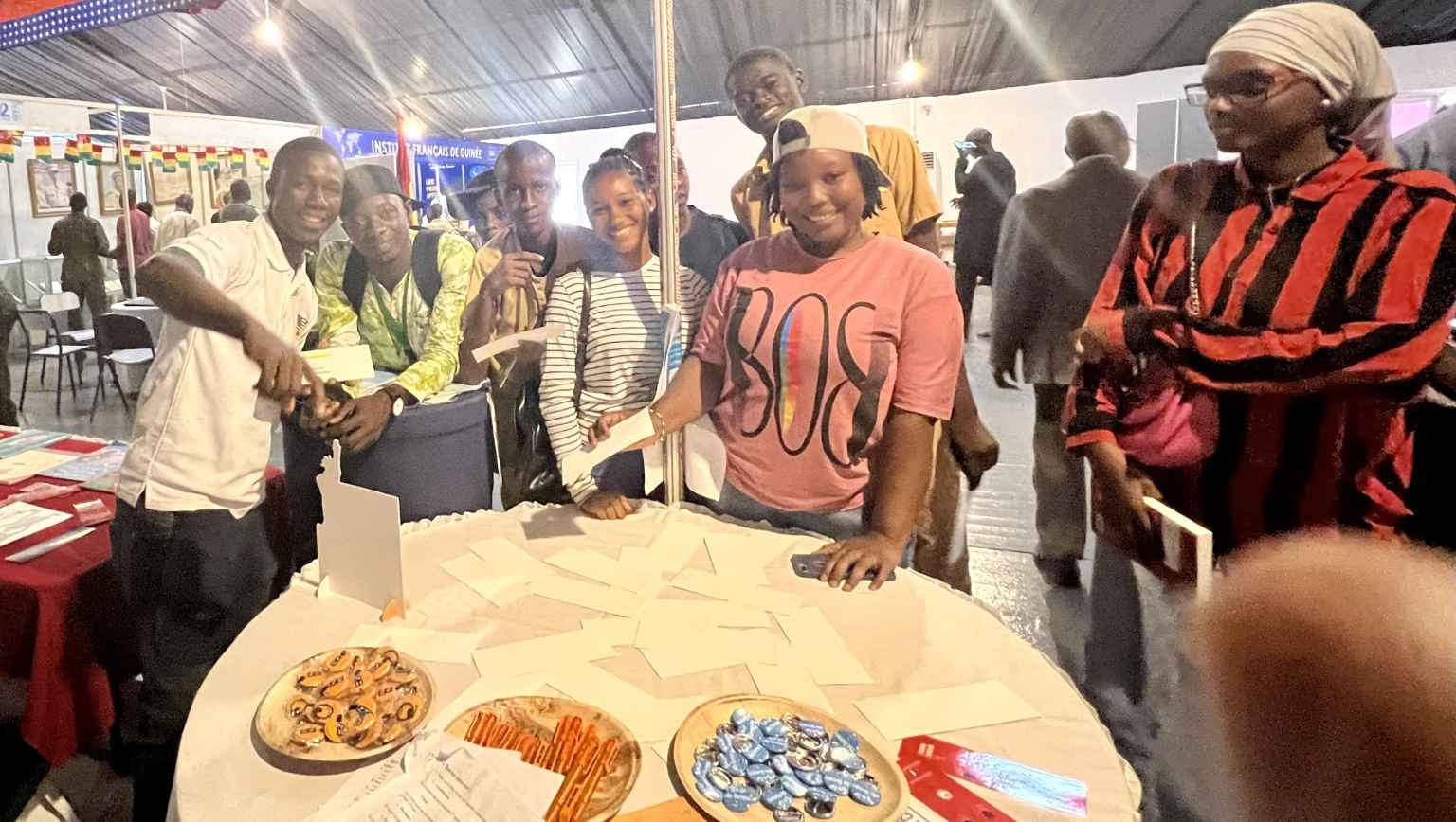 EDUSA at 72 heures du Livre in Guinea
