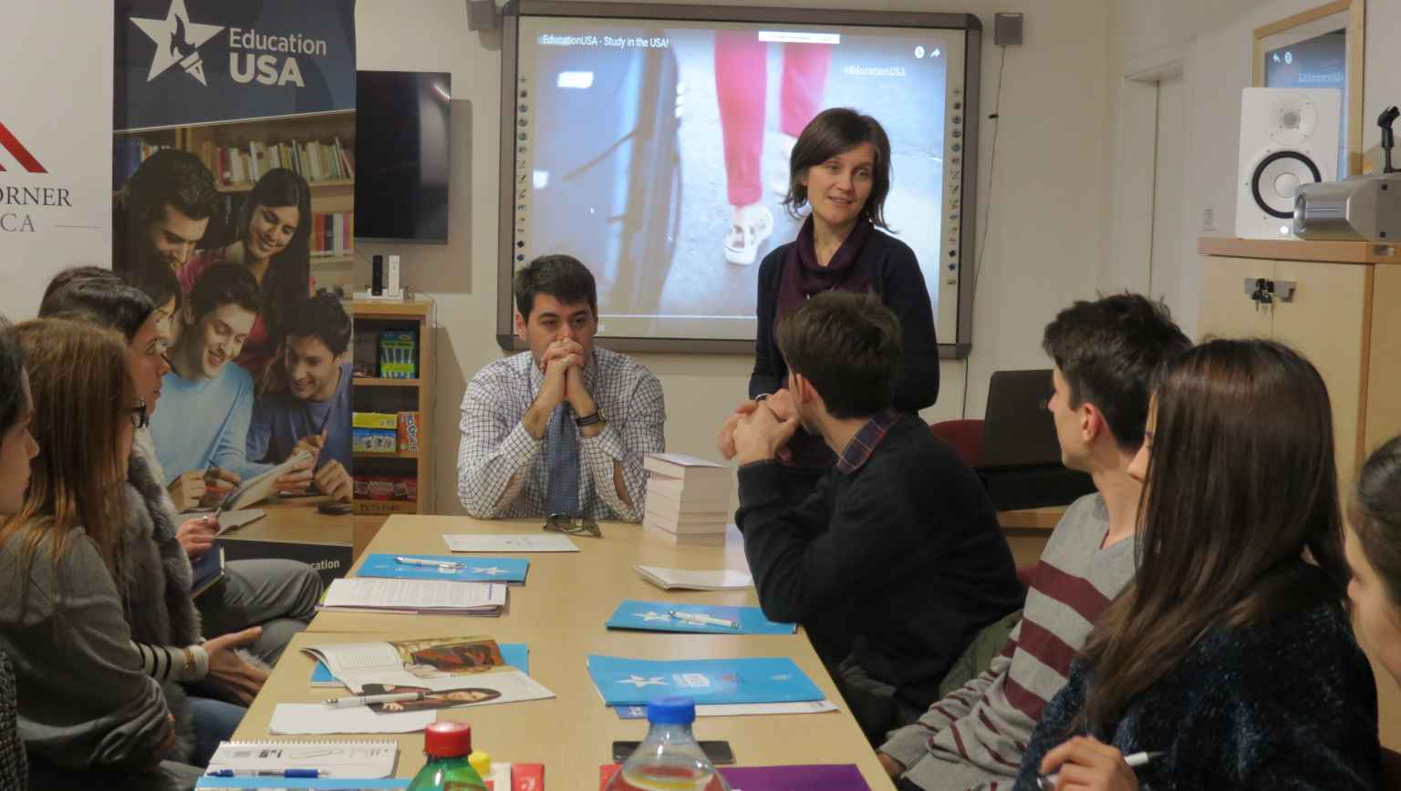 The first Competitive College Club meeting EducationUSA Montenegro