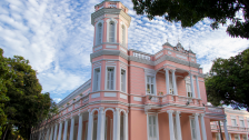 Picture shows the rectory building for the Federal University of Ceara 
