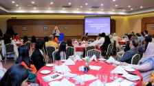 Parents and students attending the Competitive College Club induction ceremony organized by EducationUSA Advisers