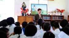 US Ambassador speaks at an all girls school in Fiji 