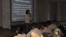 US study opportunities outreach session for international students at a high chool