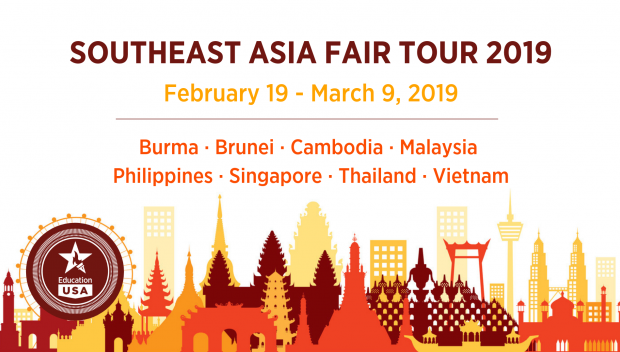 Abstract Southeast Asia landmarks