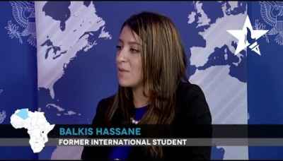 "I don't think I would've had these opportunities without a U.S. education."- Balkis Hassane