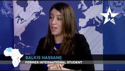 "My U.S. education has shaped who I am and given me new perspectives." - Balkis Hassane