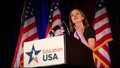 ECA Assistant Secretary Marie Royce speaks at the 2019 EducationUSA Forum